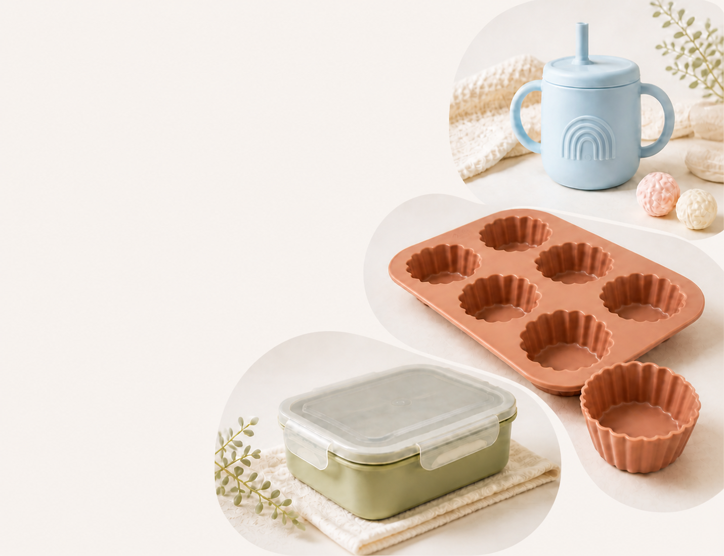 Silicone Product Collage